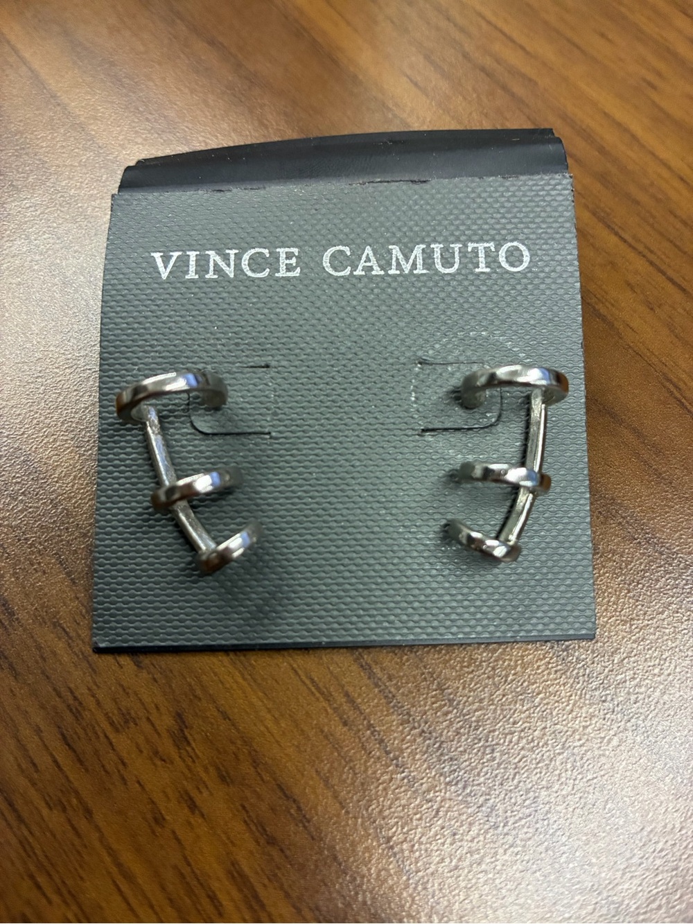 Vince Camuto Silver Triple-Bar Ear Cuffs
